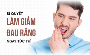 chữa đau răng khẩn cấp tại nhà