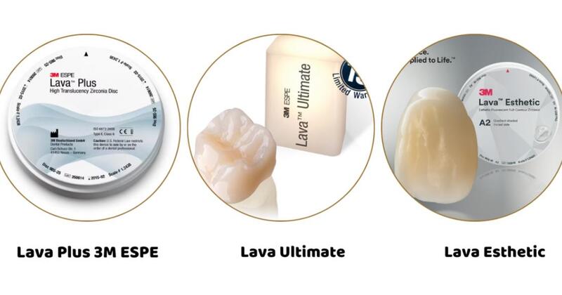 Các loại răng sứ Lava chất lượng và phổ biến