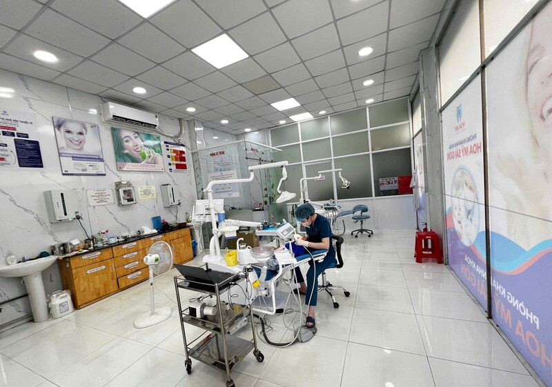 Phòng điều trị nha khoa được bố trí riêng biệt, đảm bảo sự riêng tư cho từng khách hàng