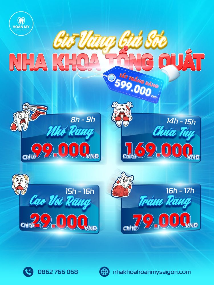 gio vang nha khoa tong quat hoan my sai gon