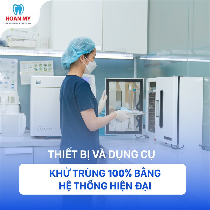 Quy trình khử khuẩn đạt chuẩn y khoa được áp dụng nhằm hạn chế tối đa nguy cơ lây nhiễm chéo trong mỗi ca điều trị