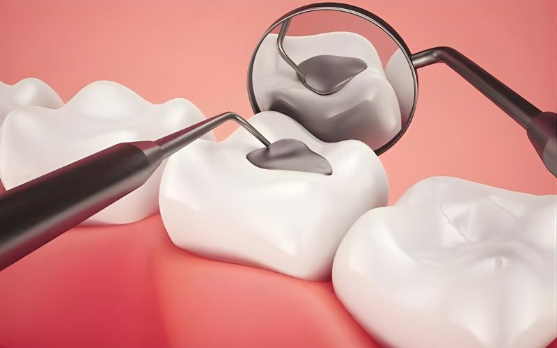 trám răng tạm thời để làm gì