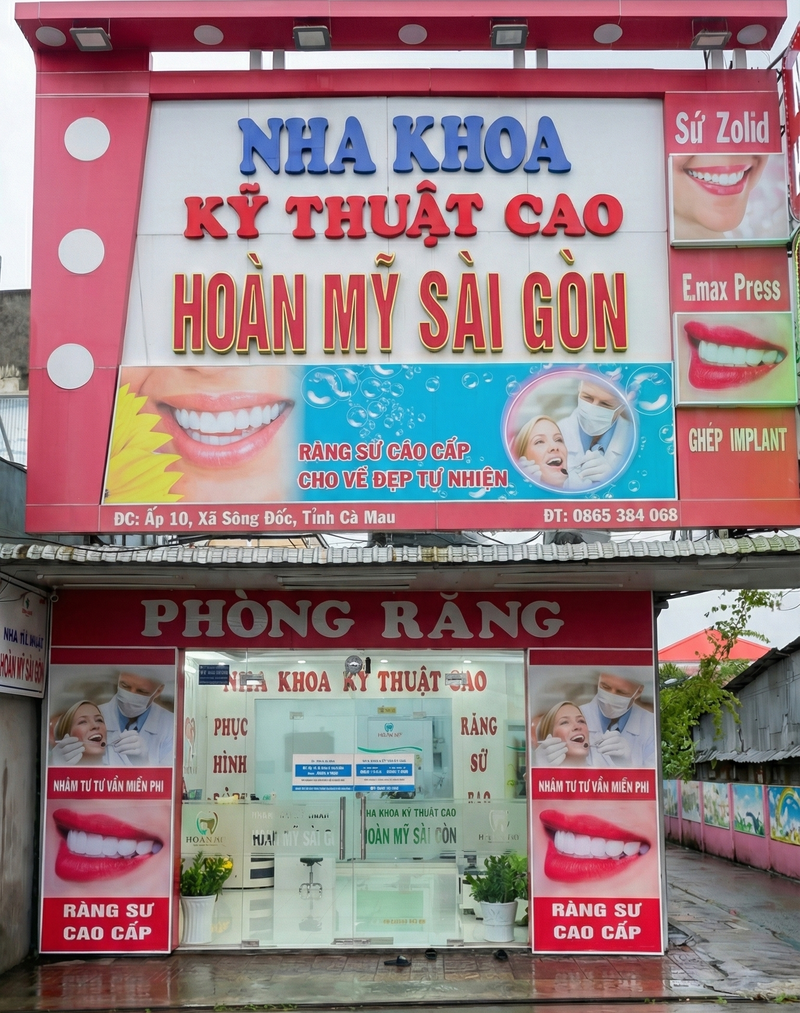 Nha khoa Hoàn Mỹ Sài Gòn tại Ấp 10, Xã Sông Đốc, Tỉnh Cà Mau